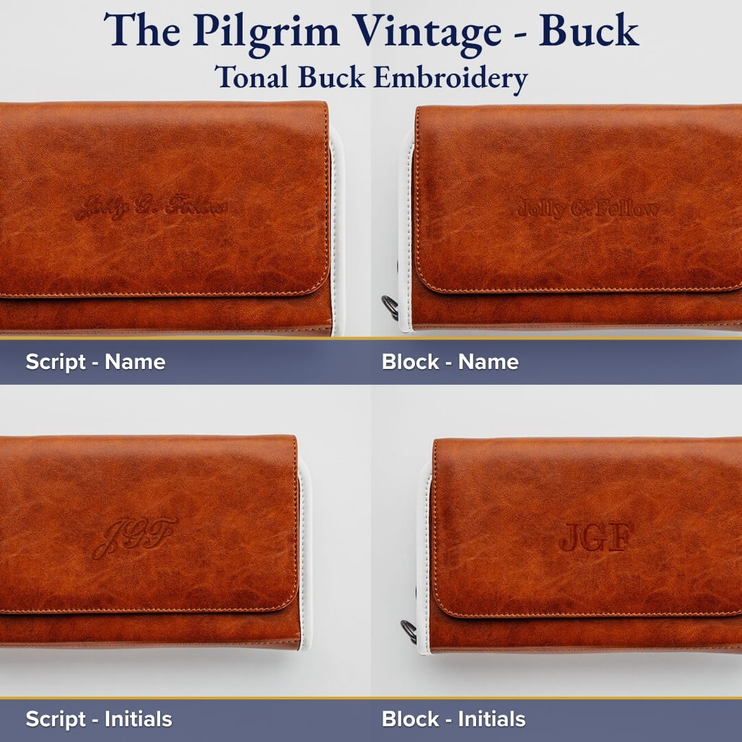 The Pilgrim Vintage Golf Organizer – Synthetic Leather – Jolly Golf