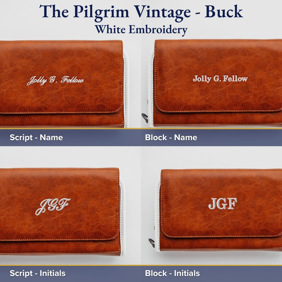 The Pilgrim Vintage Golf Organizer – Synthetic Leather – Jolly Golf