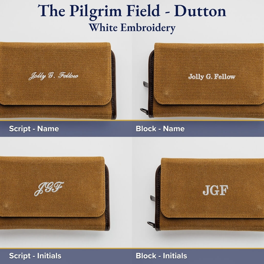 The Pilgrim Field Golf Organizer – Waxed Canvas – Jolly Golf
