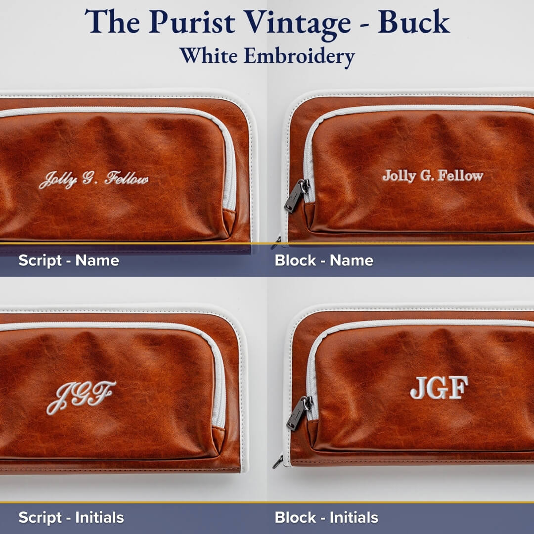 The Purist Vintage Golf Organizer Pouch – Synthetic Leather