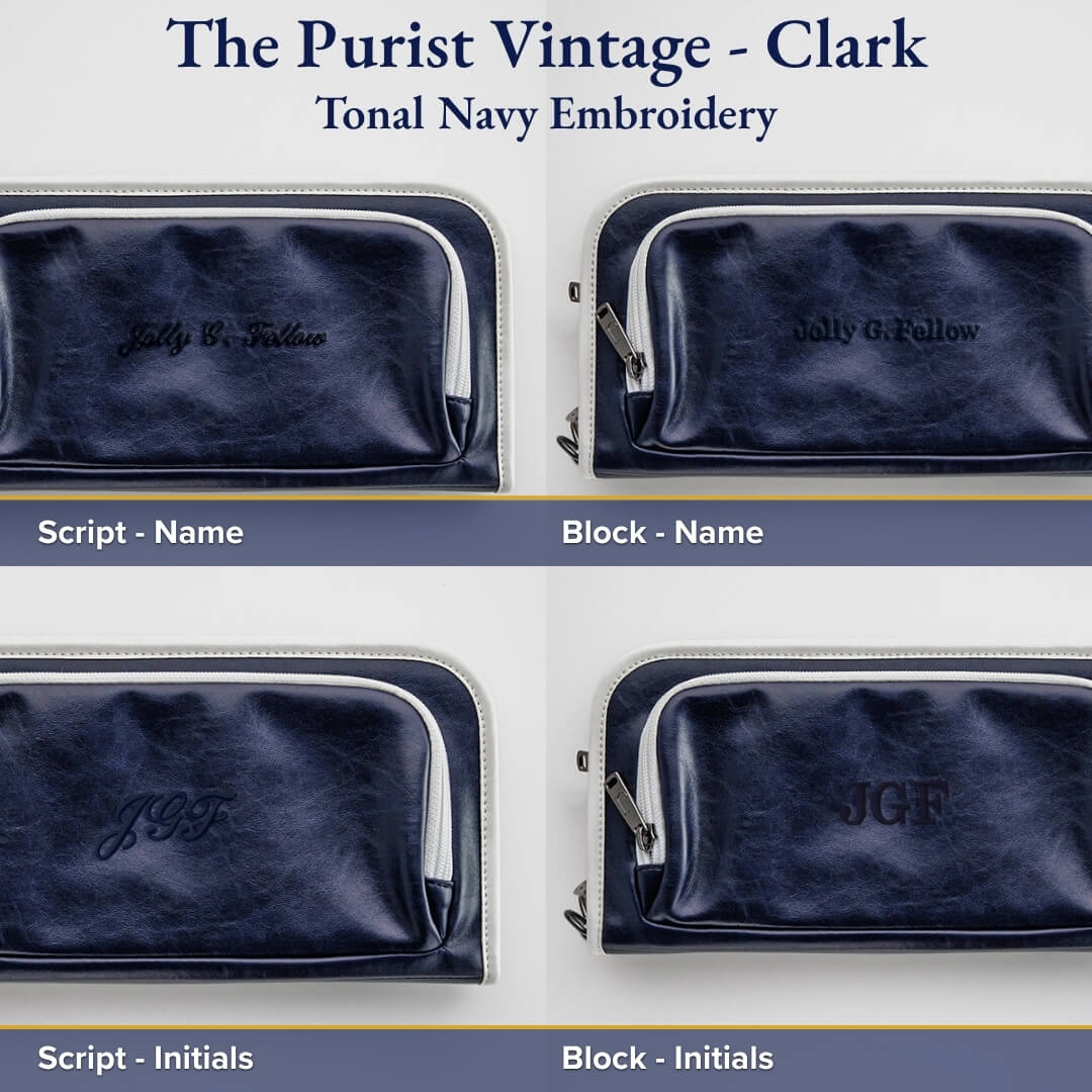 The Purist Vintage Golf Organizer Pouch – Synthetic Leather