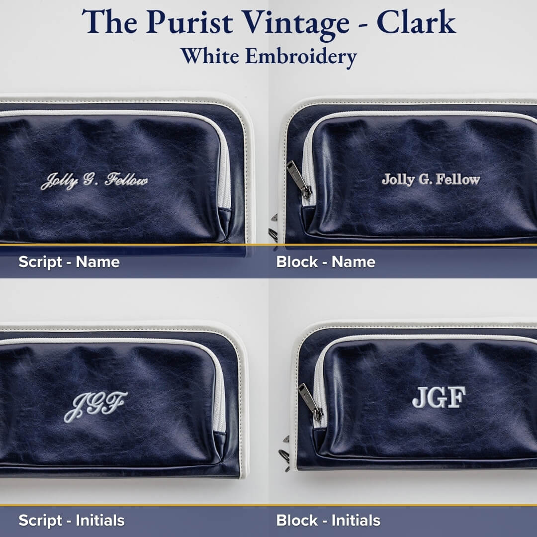 The Purist Vintage Golf Organizer Pouch – Synthetic Leather