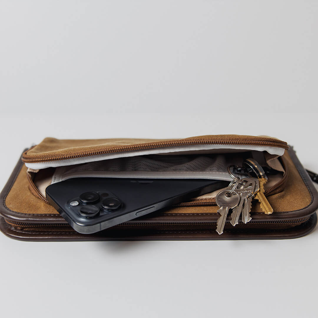 CPG GOLF ウォレット The Purist Field Golf Organizer Pouch – Waxed Canvas – Jolly Golf