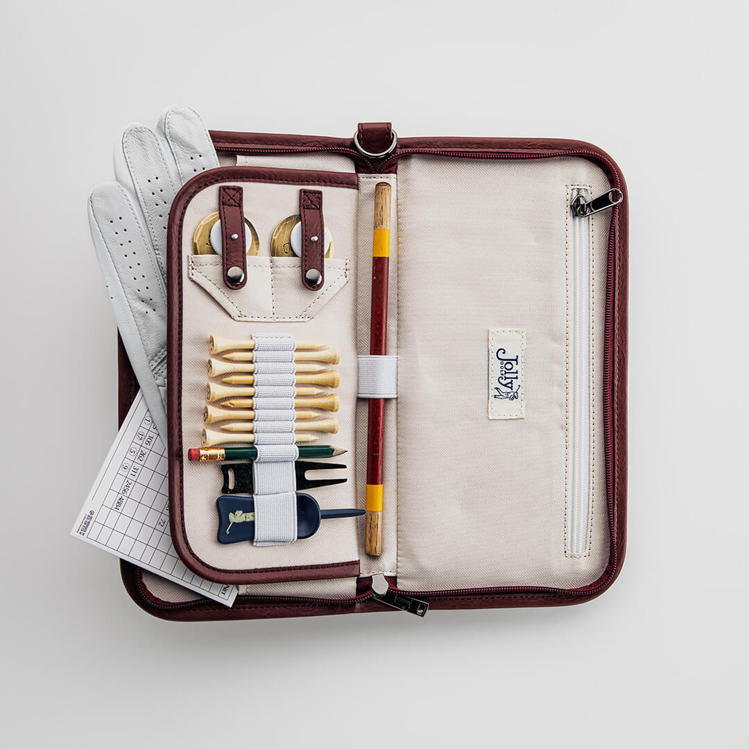 The Purist Field Golf Organizer Pouch – Waxed Canvas – Jolly Golf
