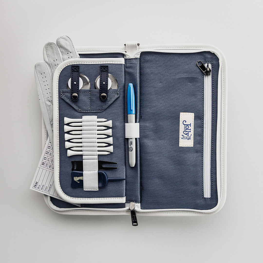 The Purist Vintage Golf Organizer Pouch – Synthetic Leather