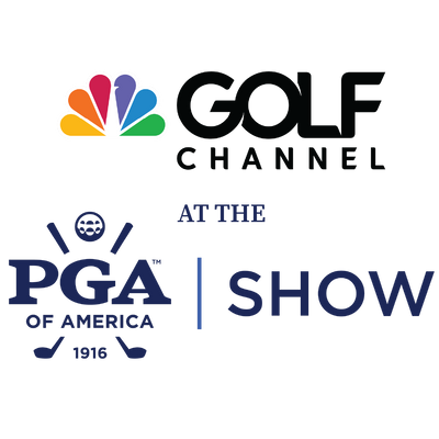 Golf Channel at the PGA Show logo opens a blog and video link in a new window.